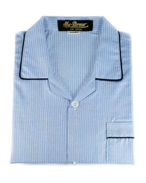Mens Wedding Nightdress - Striped Design Nightwear By Hy-Brow Plus High Classic