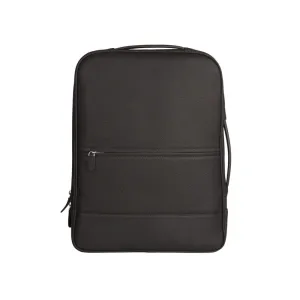 Metropolitan Leather 15" Laptop Briefcase And Backpack - Brown