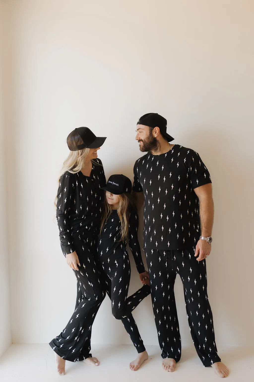 Midnight Lightning Bolt | Men's Bamboo Short Sleeve Pajama