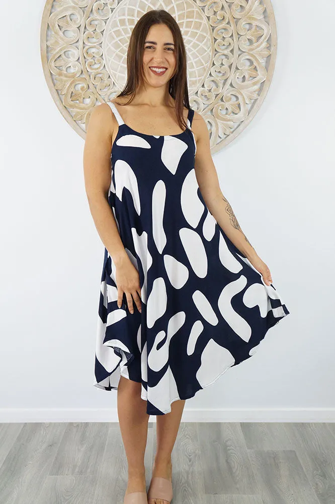 Montego Dress "Abstract Geo"