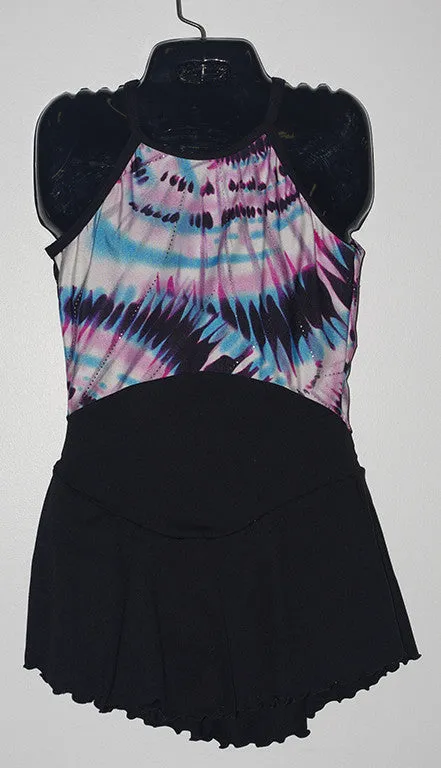 Motionwear Ready to Ship 8086, Pattern Top Halter Dress