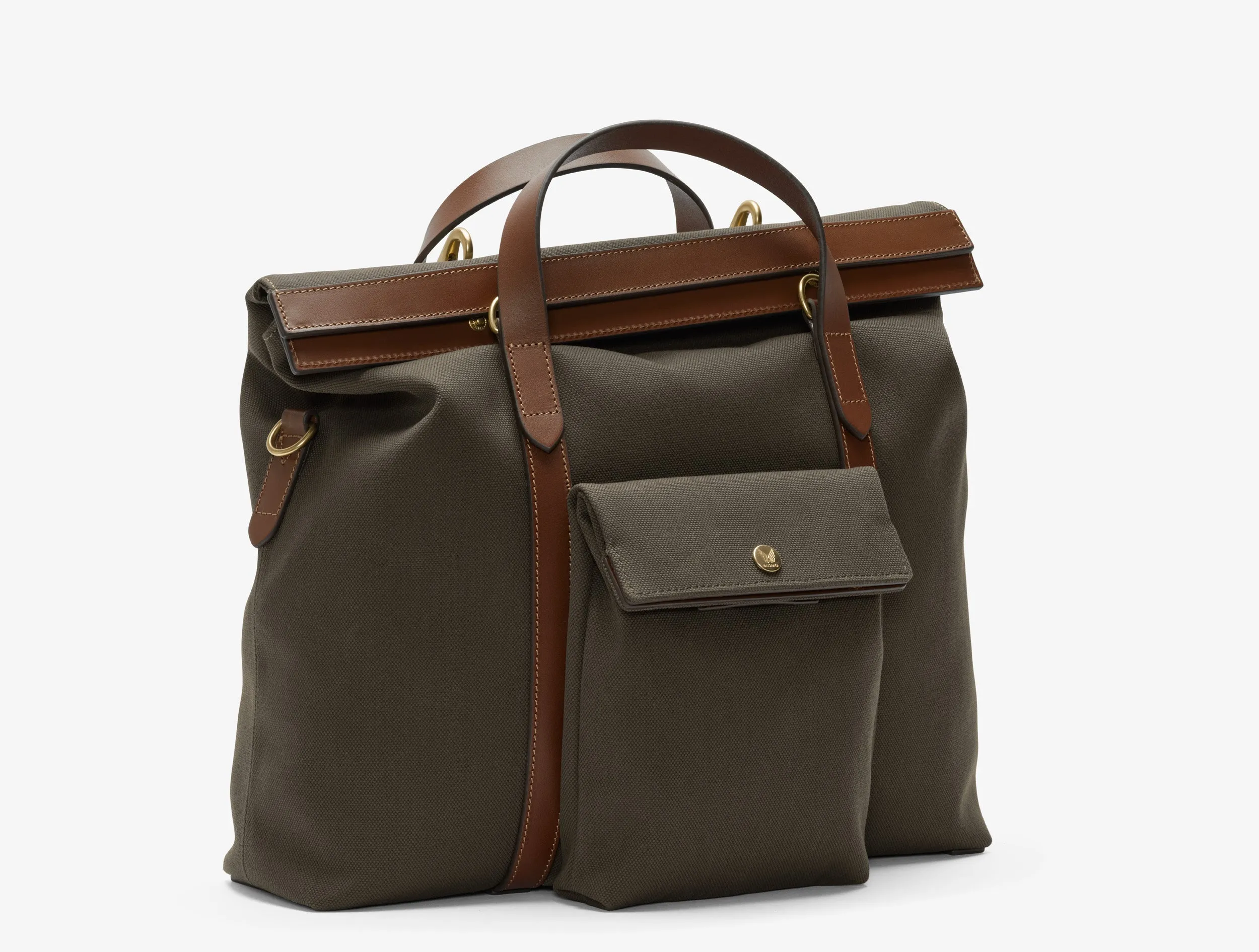 M/S Soft Work – Army/Cuoio