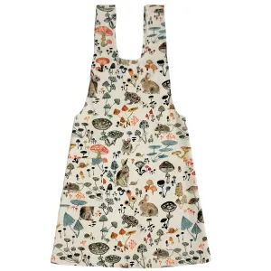 Mushroom Valley Cotton Pinafore Apron