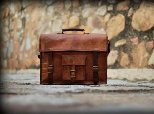 Nadia Leather Satchel Bag
