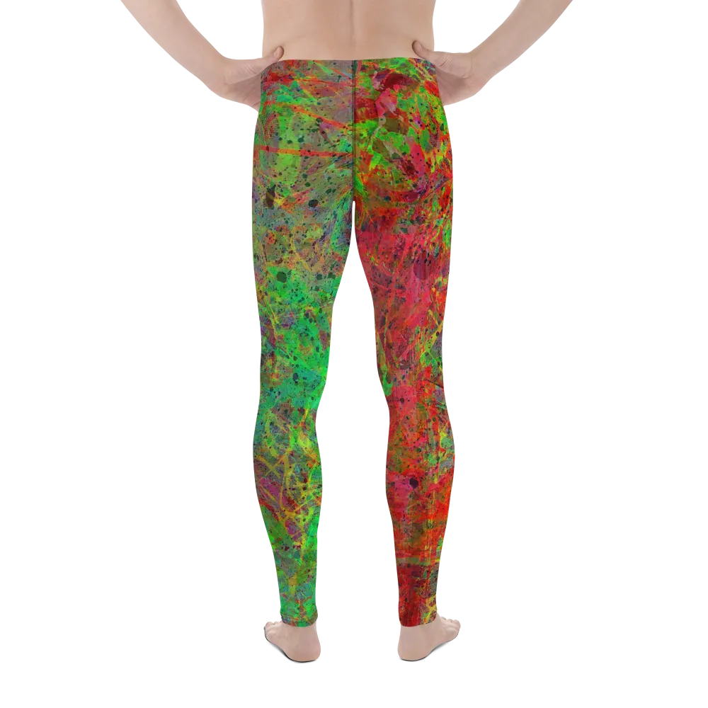 Neon Fire - Men's Leggings