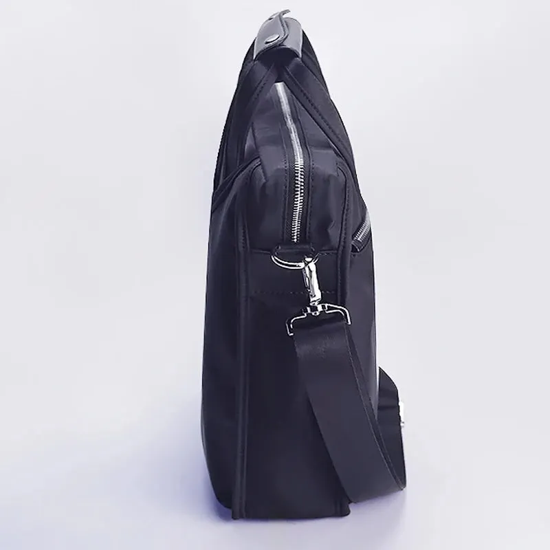 New Men's Bags Zipper Single Shoulder Bags Oxford Fabric Business Briefcases Messenger Bags Vertical Men's Bags Casual Handbags