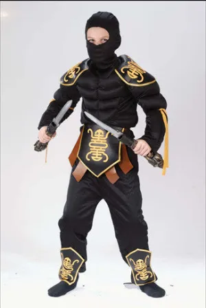 Ninja Warrior Muscle 12 To 14  Costume