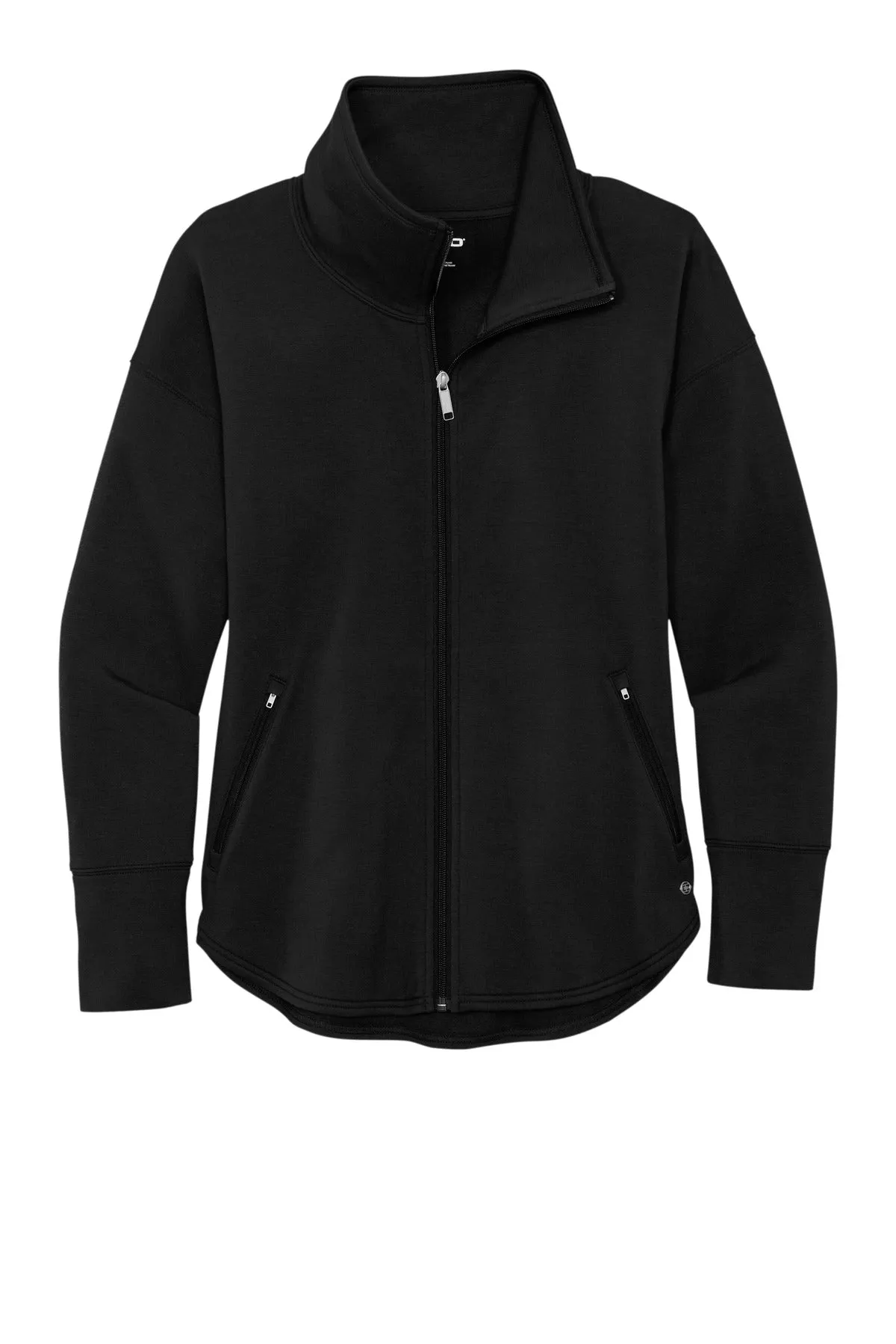 OGIO  Women's Luuma Full-Zip Fleece. LOG812 Blacktop