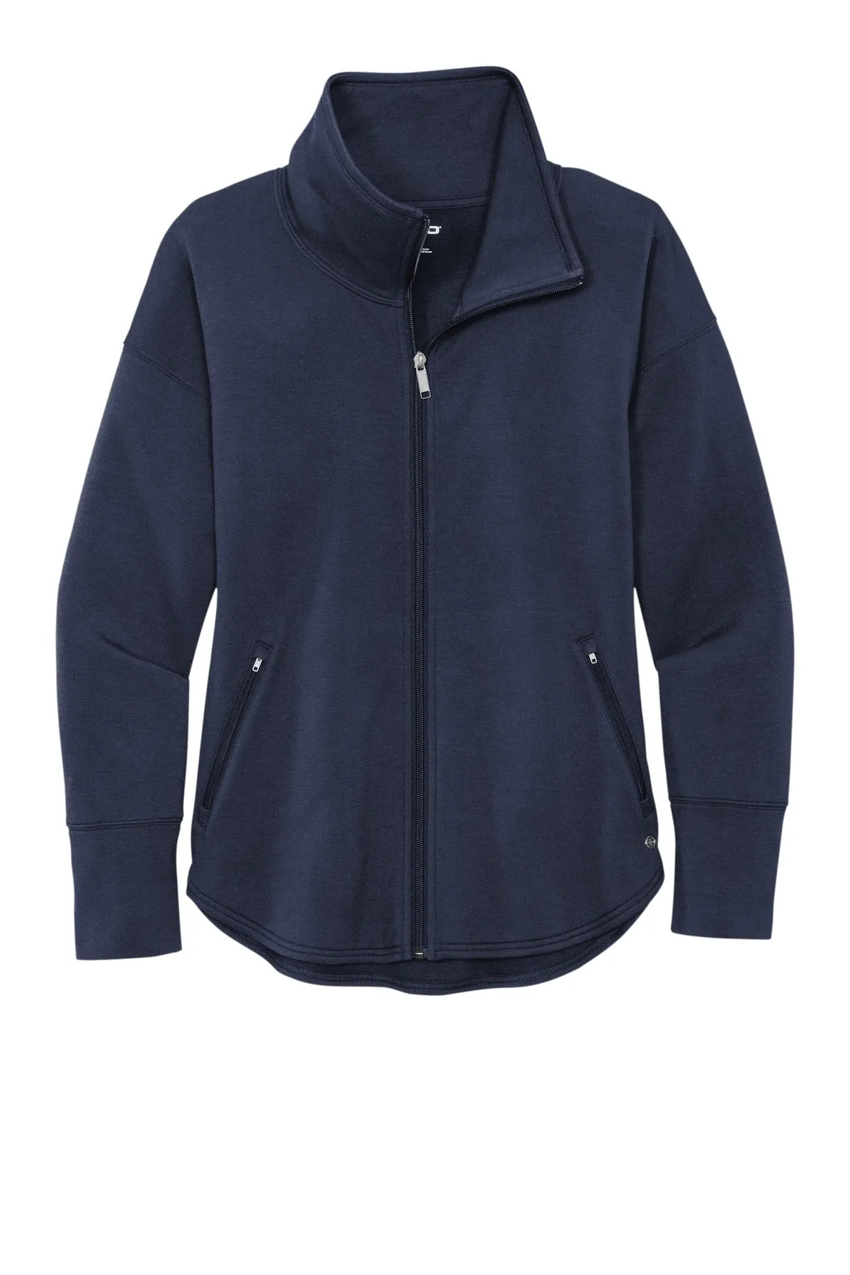 OGIO  Women's Luuma Full-Zip Fleece. LOG812 River Blue Navy