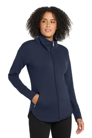 OGIO  Women's Luuma Full-Zip Fleece. LOG812 River Blue Navy