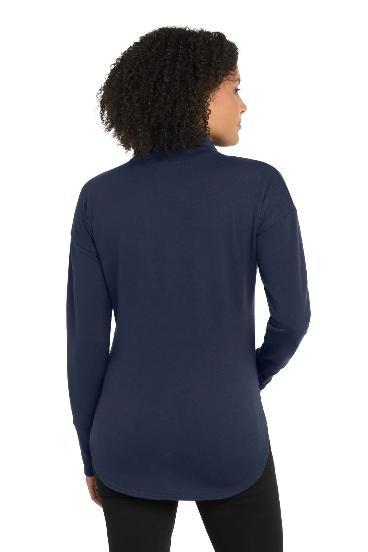 OGIO  Women's Luuma Full-Zip Fleece. LOG812 River Blue Navy