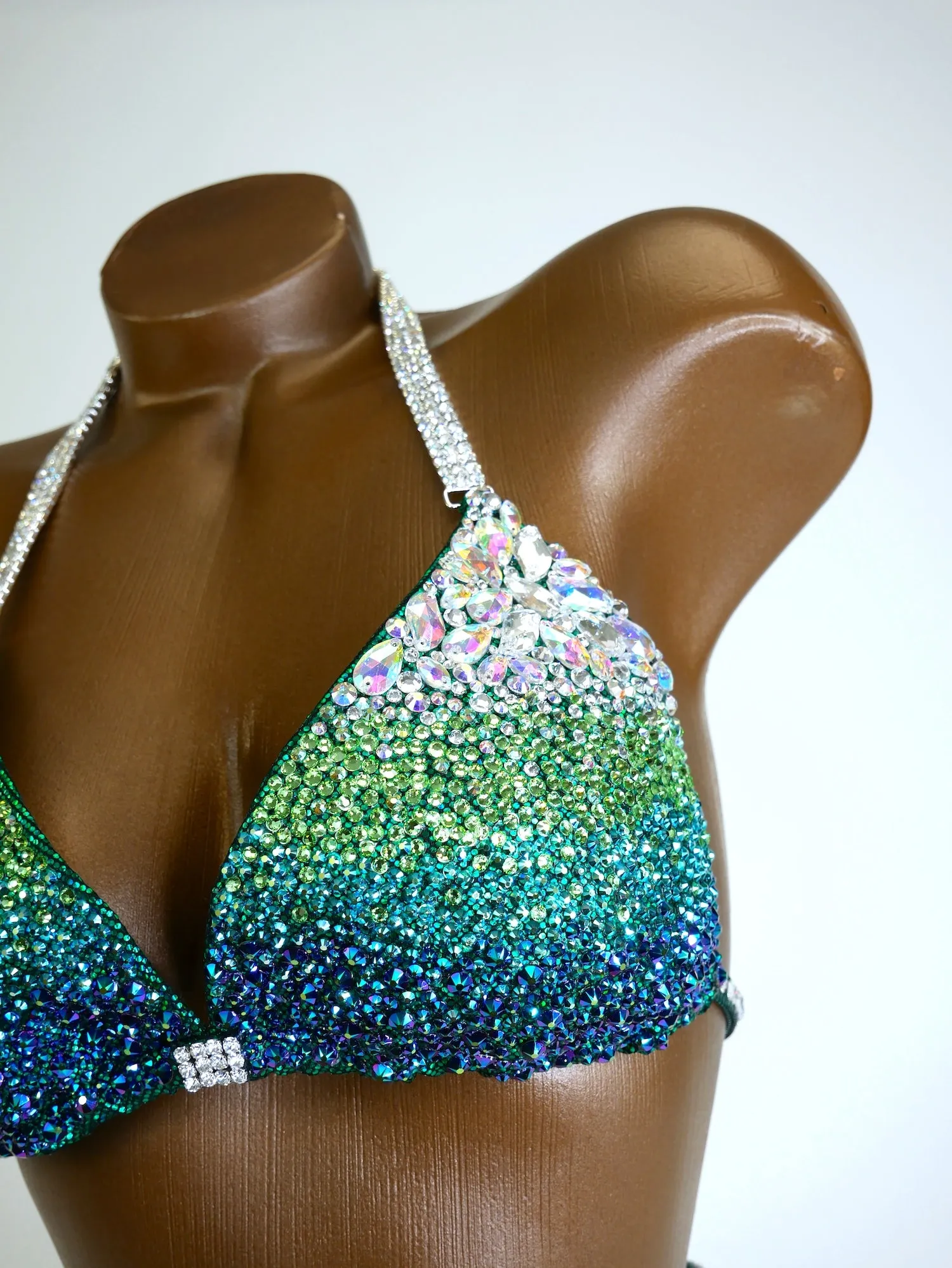 Olympia Ombre Figure Competition Suit