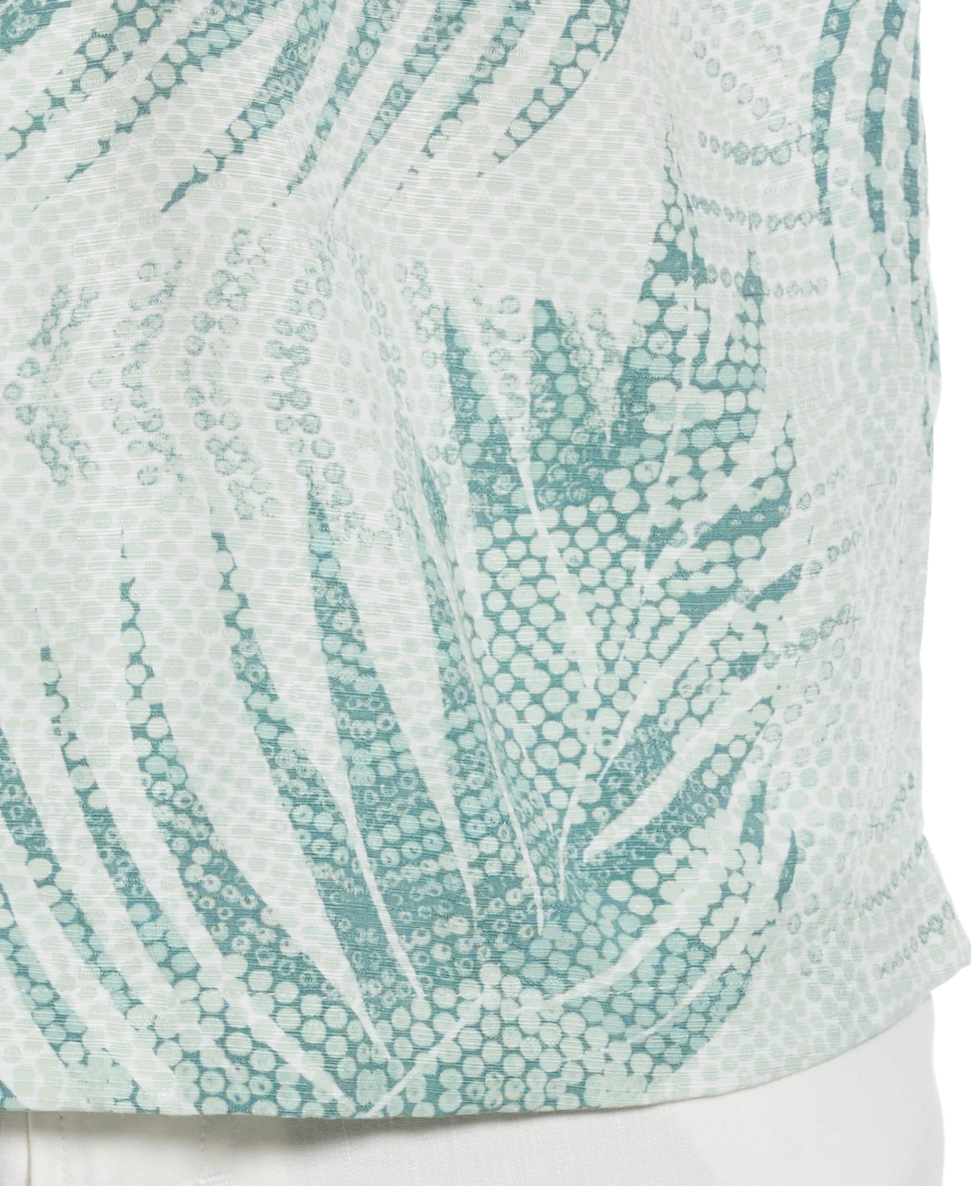 Palm Dotted Print Shirt