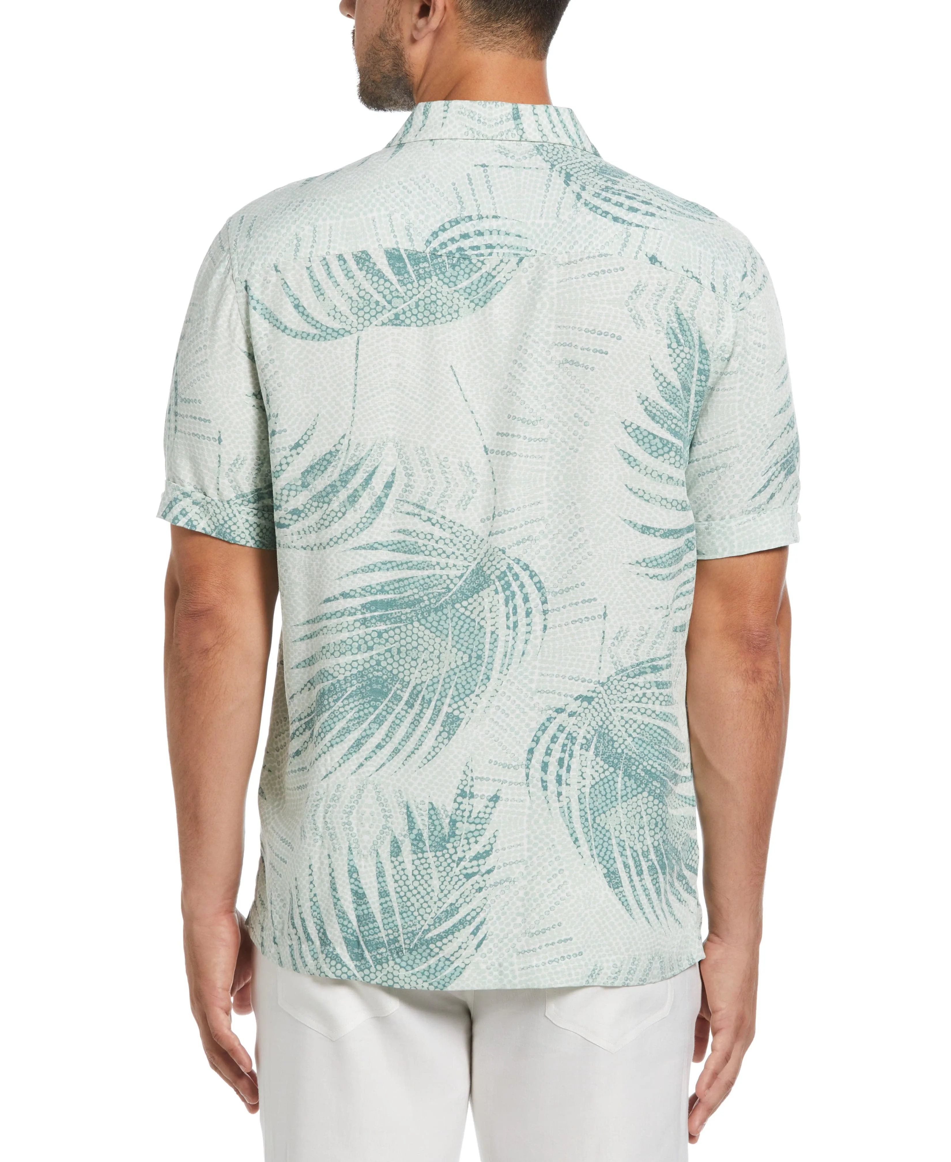 Palm Dotted Print Shirt