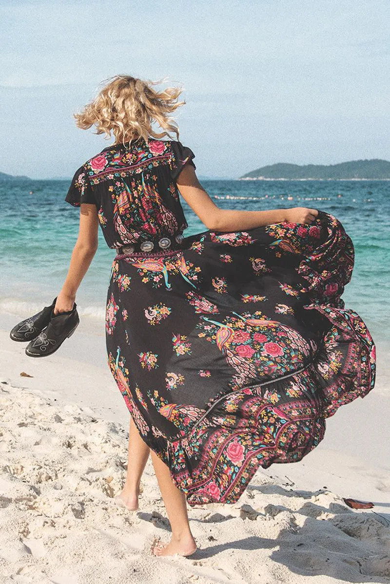 Peacock Gypsy Dress