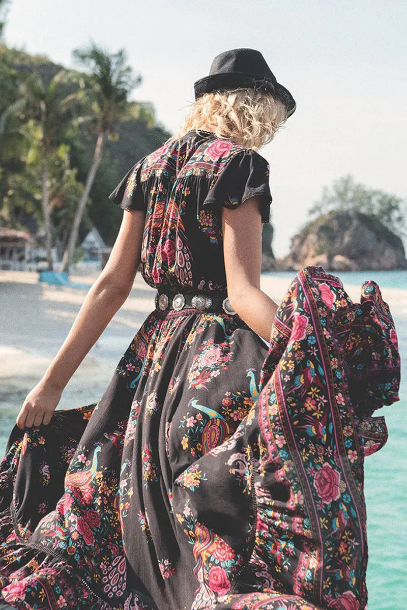 Peacock Gypsy Dress