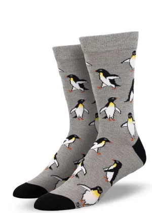 Penguin Parade Men's Bamboo Socks