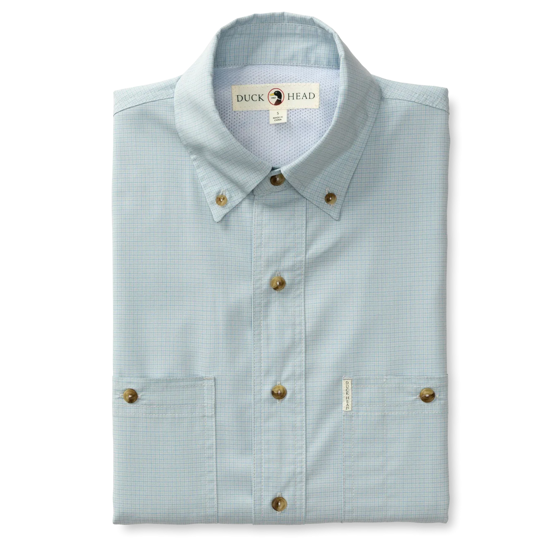 Performance Poplin Guide Shirt (Light Blue)