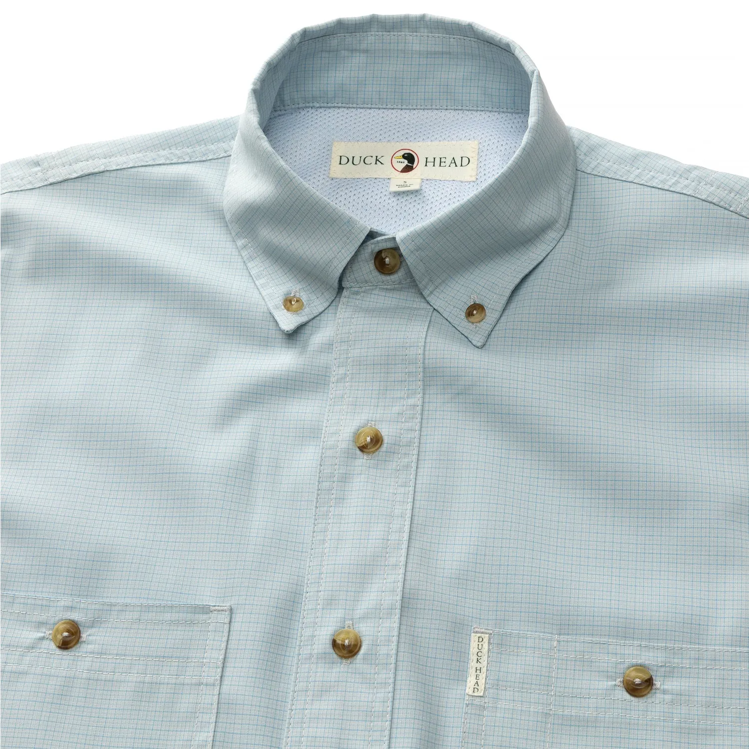 Performance Poplin Guide Shirt (Light Blue)
