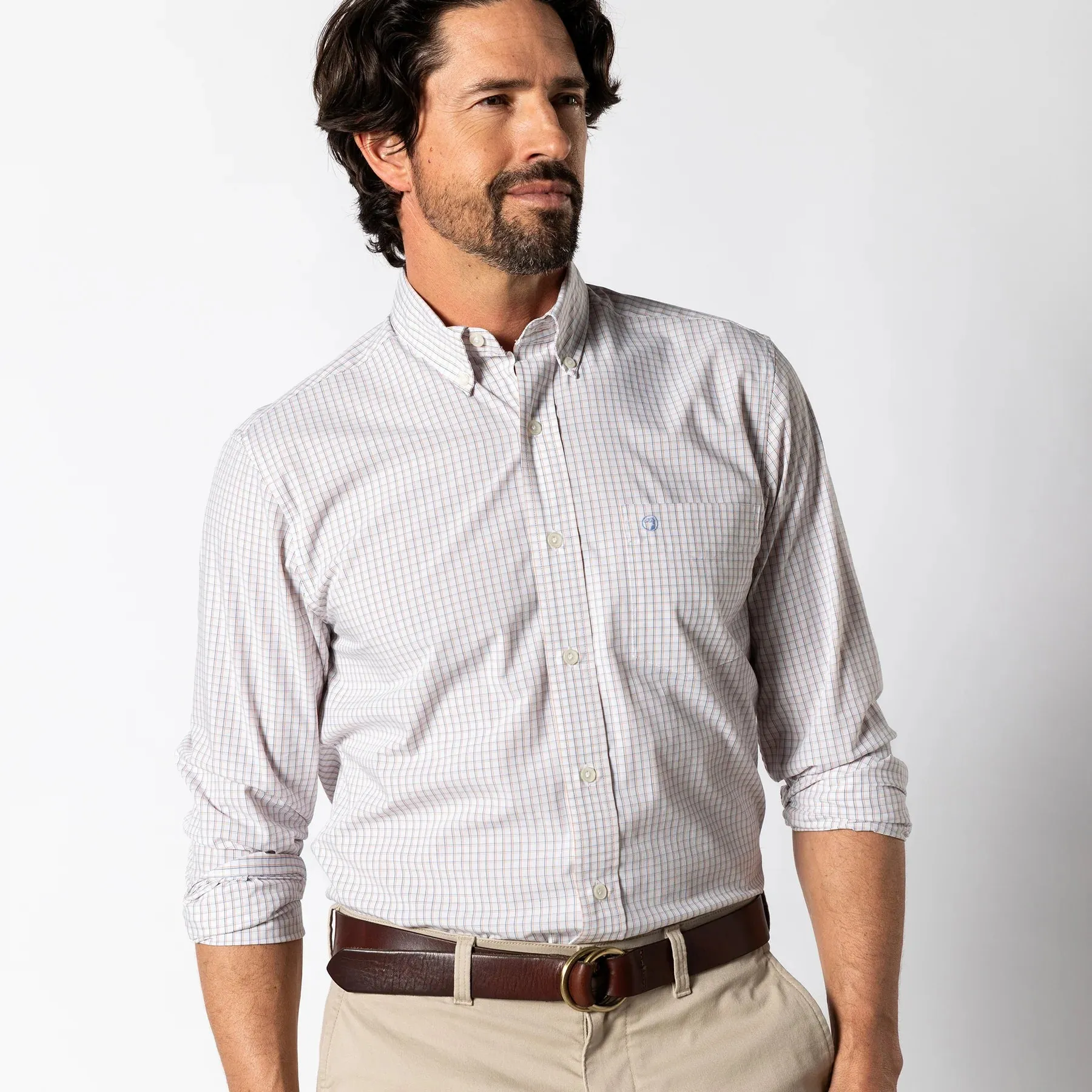 Performance Poplin Sportshirt (Copper Tan)
