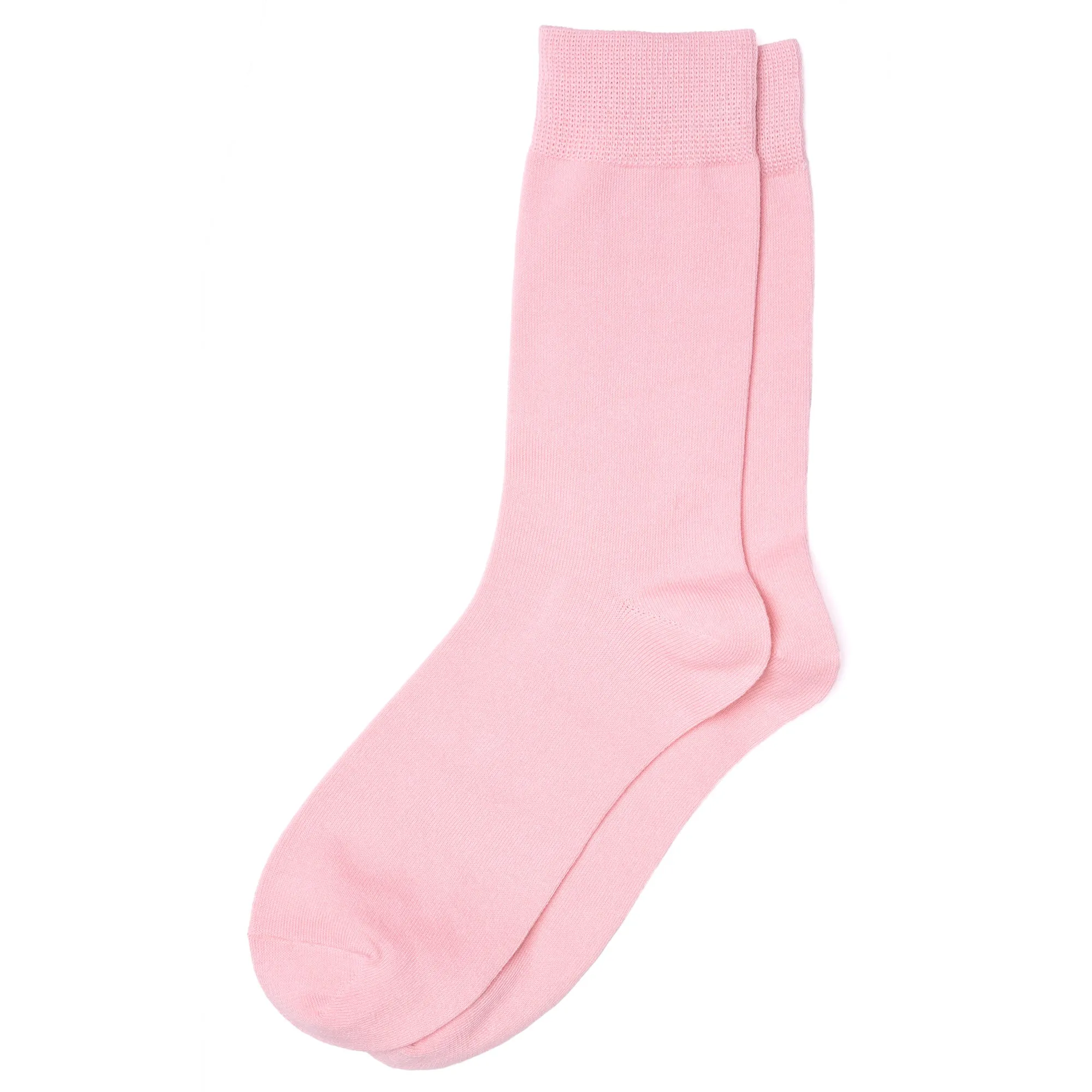 Pink Cotton Blend Socks