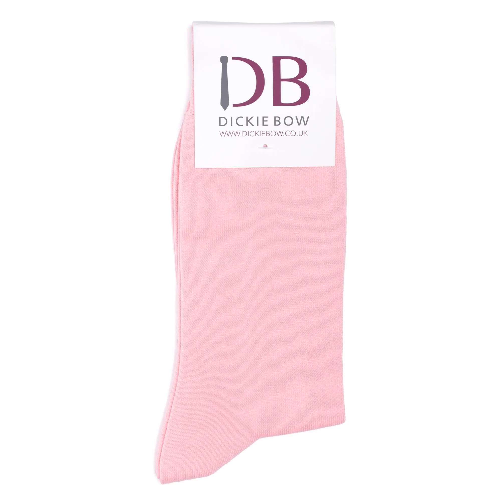 Pink Cotton Blend Socks