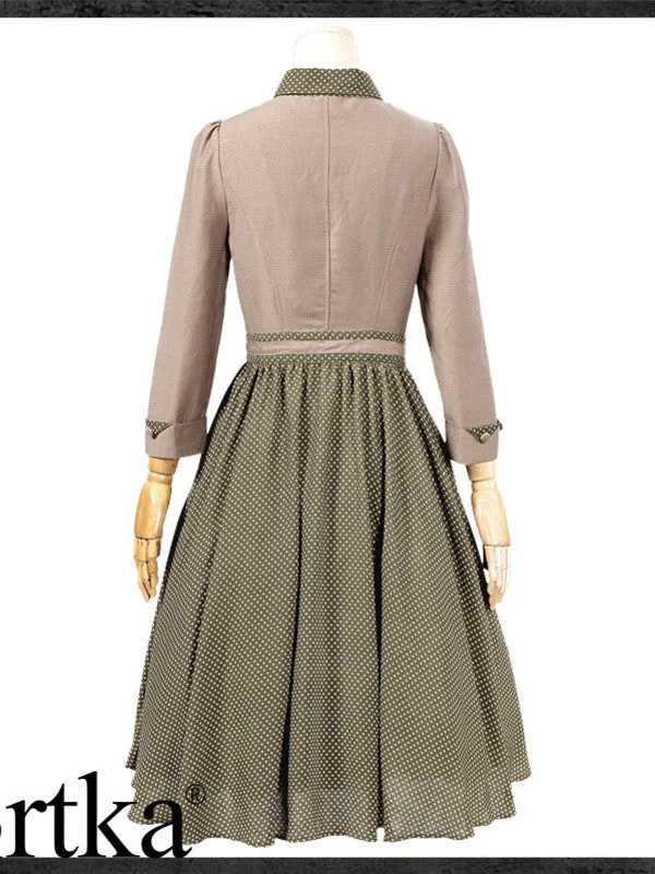 polka dotted Audrey dress