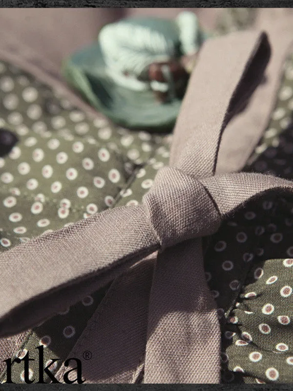 polka dotted Audrey dress