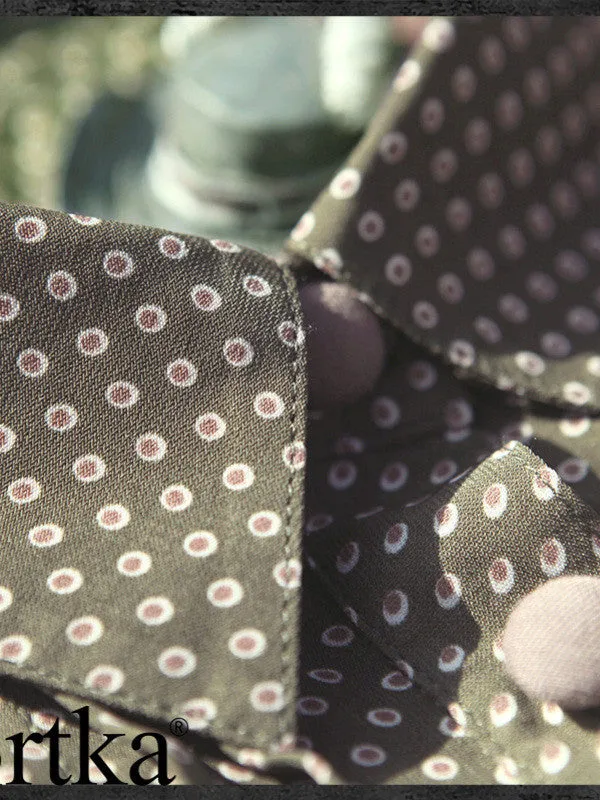 polka dotted Audrey dress