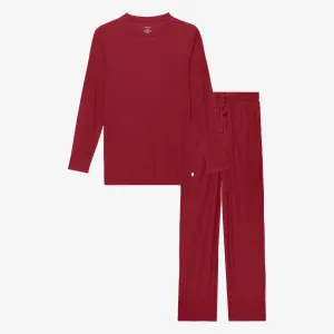 Posh Peanut Bordeaux Waffle Men's Loungewear