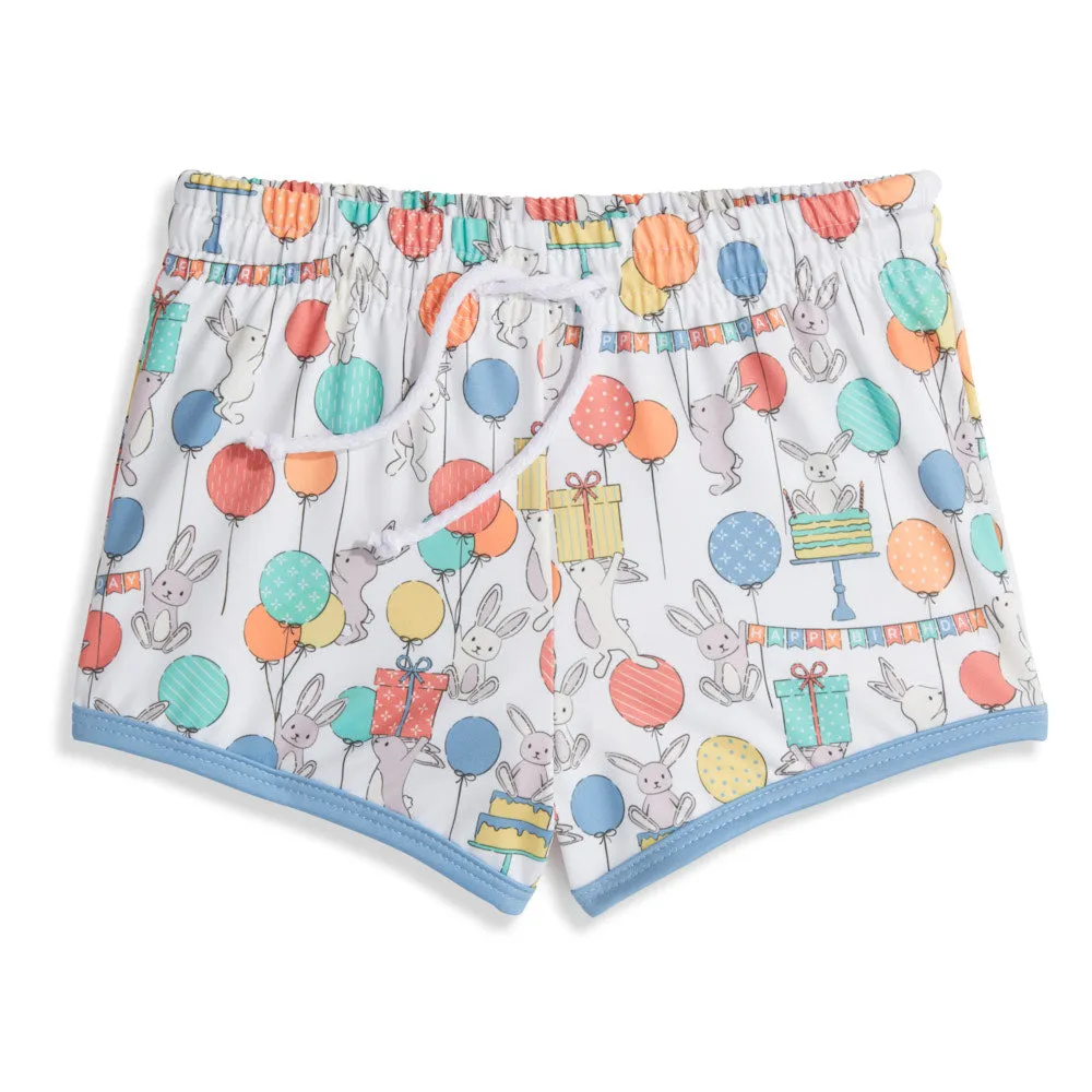 Printed Bayshore Swim Trunk -- Bunny Party