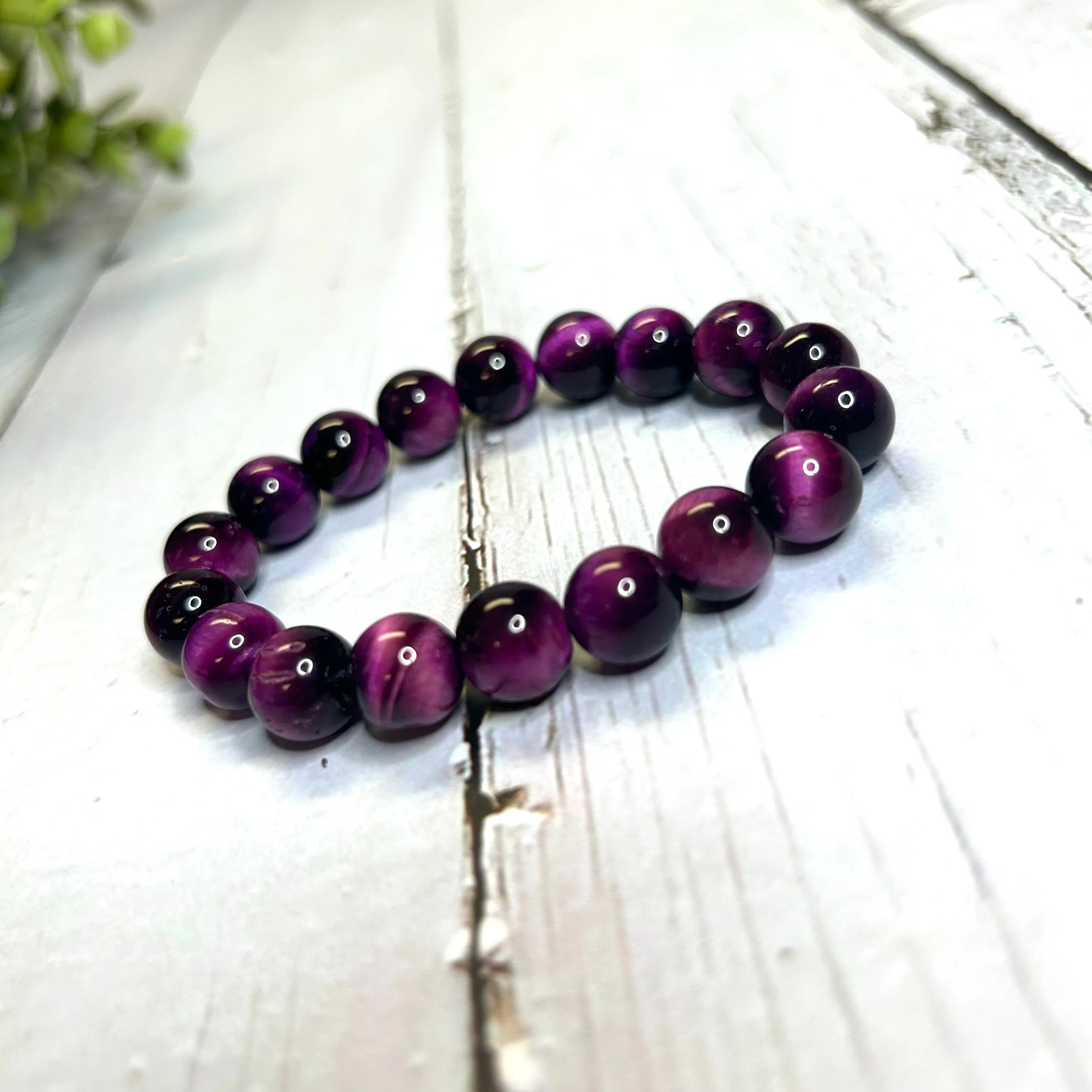 Purple Tiger's Eye Bracelet