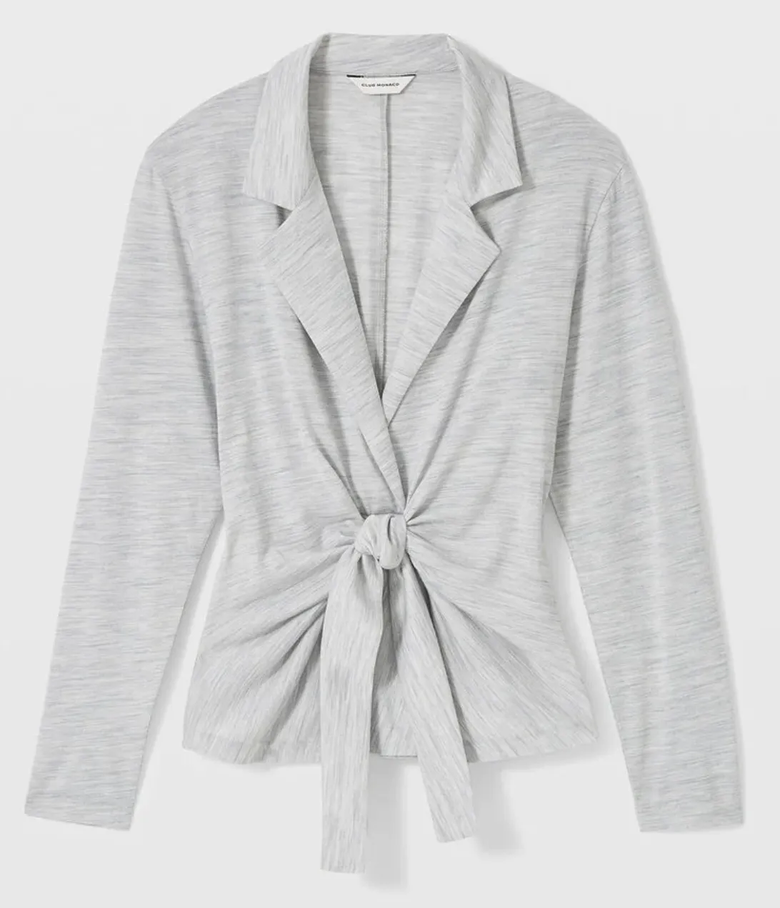 Refined Knit Wrap Top