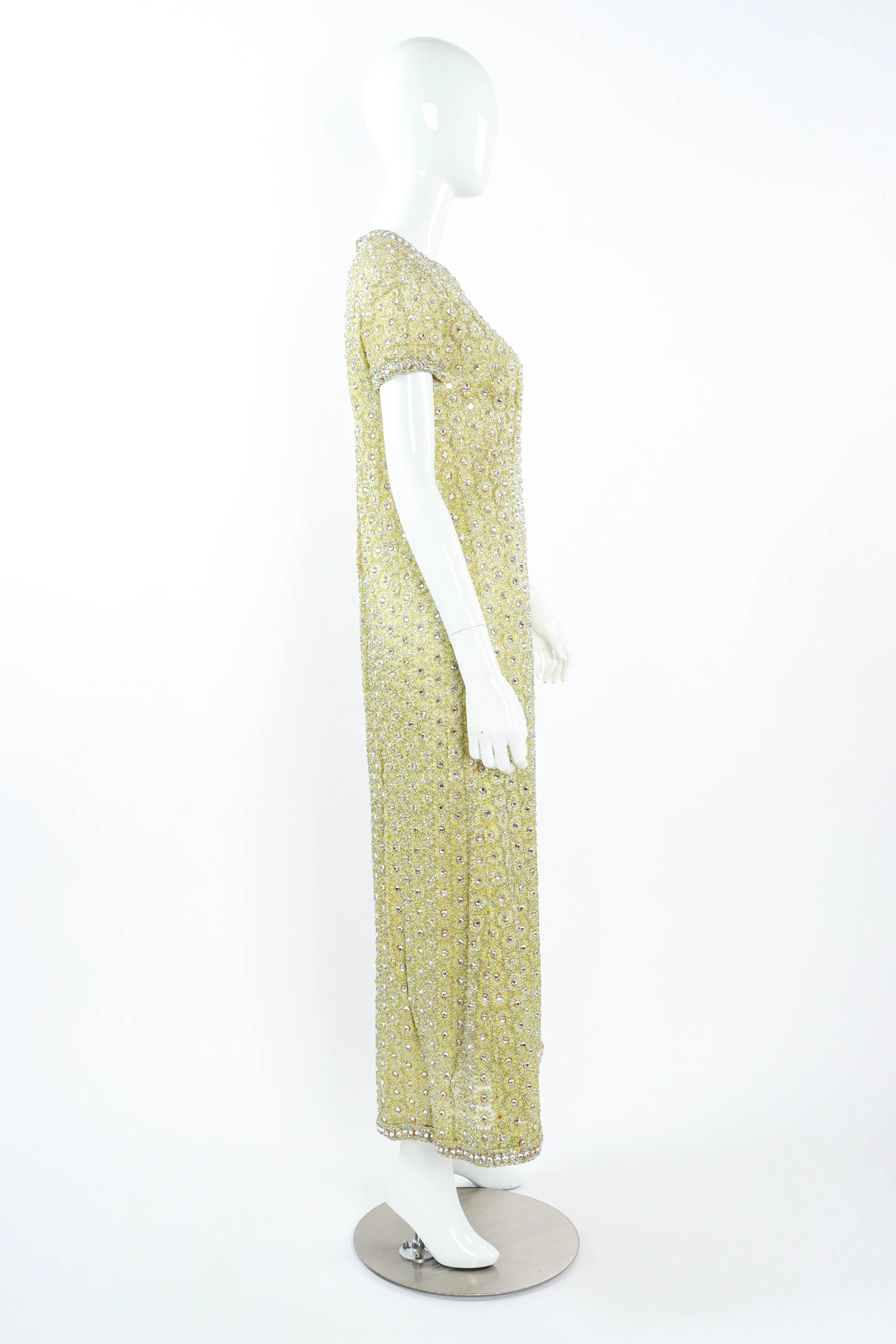 Rhinestone Dotted Dress