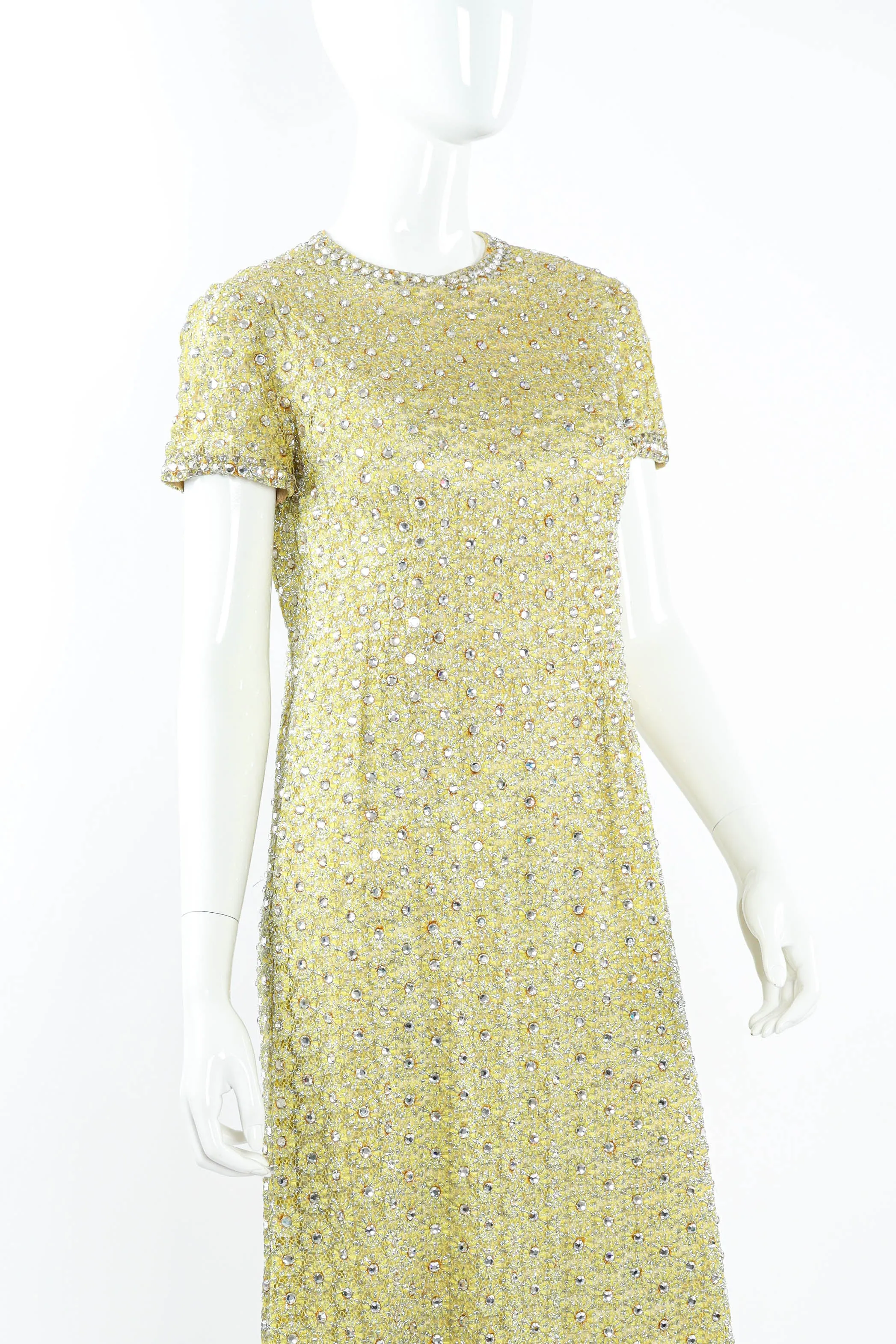 Rhinestone Dotted Dress