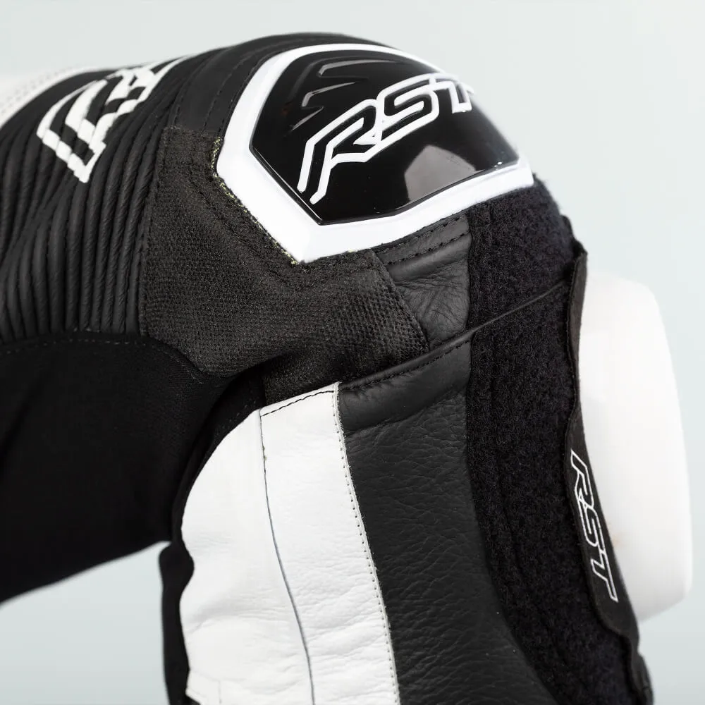 RST Pro Series Airbag CE Leather Suit White / Black