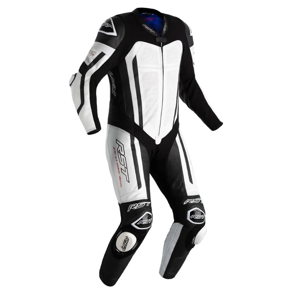 RST Pro Series Airbag CE Leather Suit White / Black