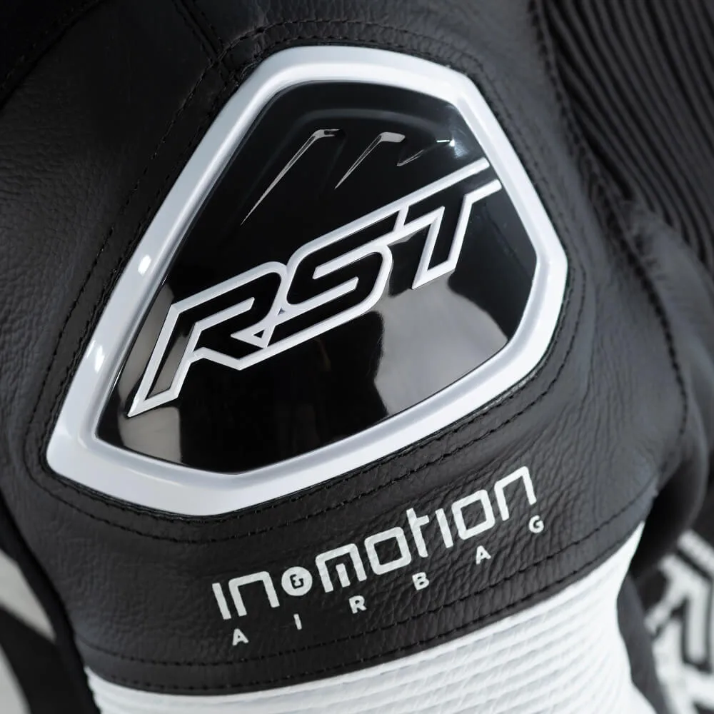 RST Pro Series Airbag CE Leather Suit White / Black
