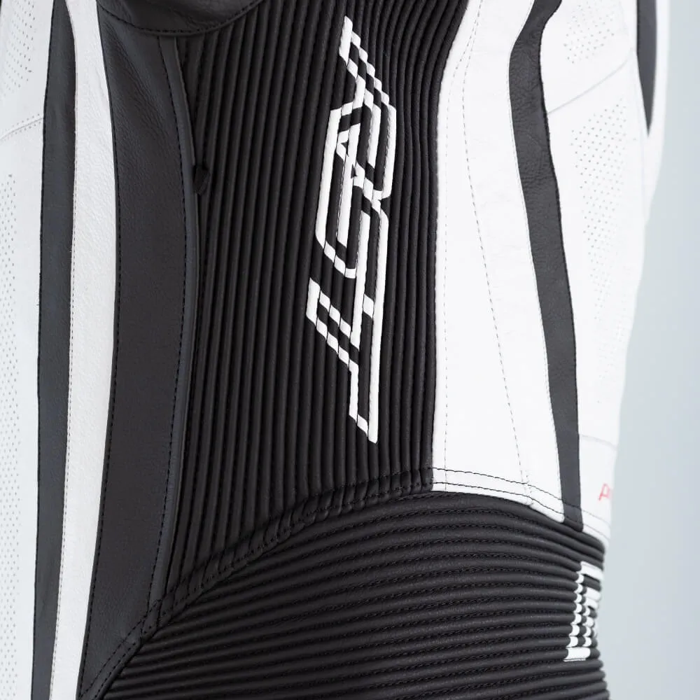RST Pro Series Airbag CE Leather Suit White / Black