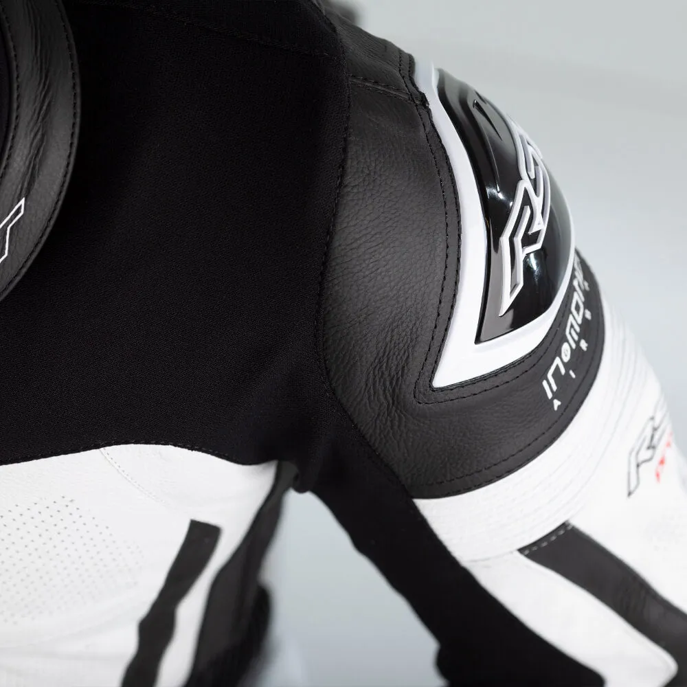 RST Pro Series Airbag CE Leather Suit White / Black