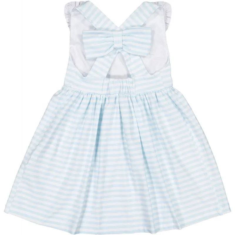 SAL & PIMENTA - Blue Bows Dress - White