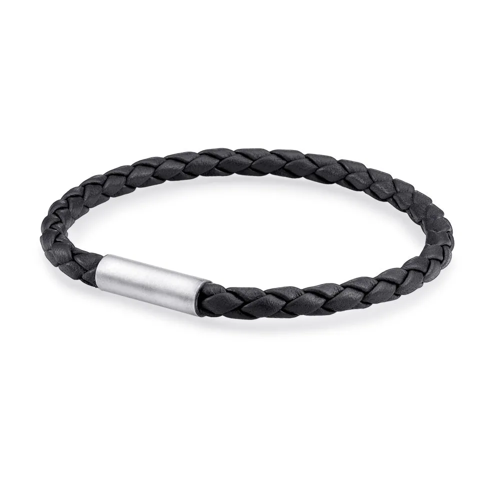 Scott Mikolay Magnetic Leather Bracelet - Single Wrap