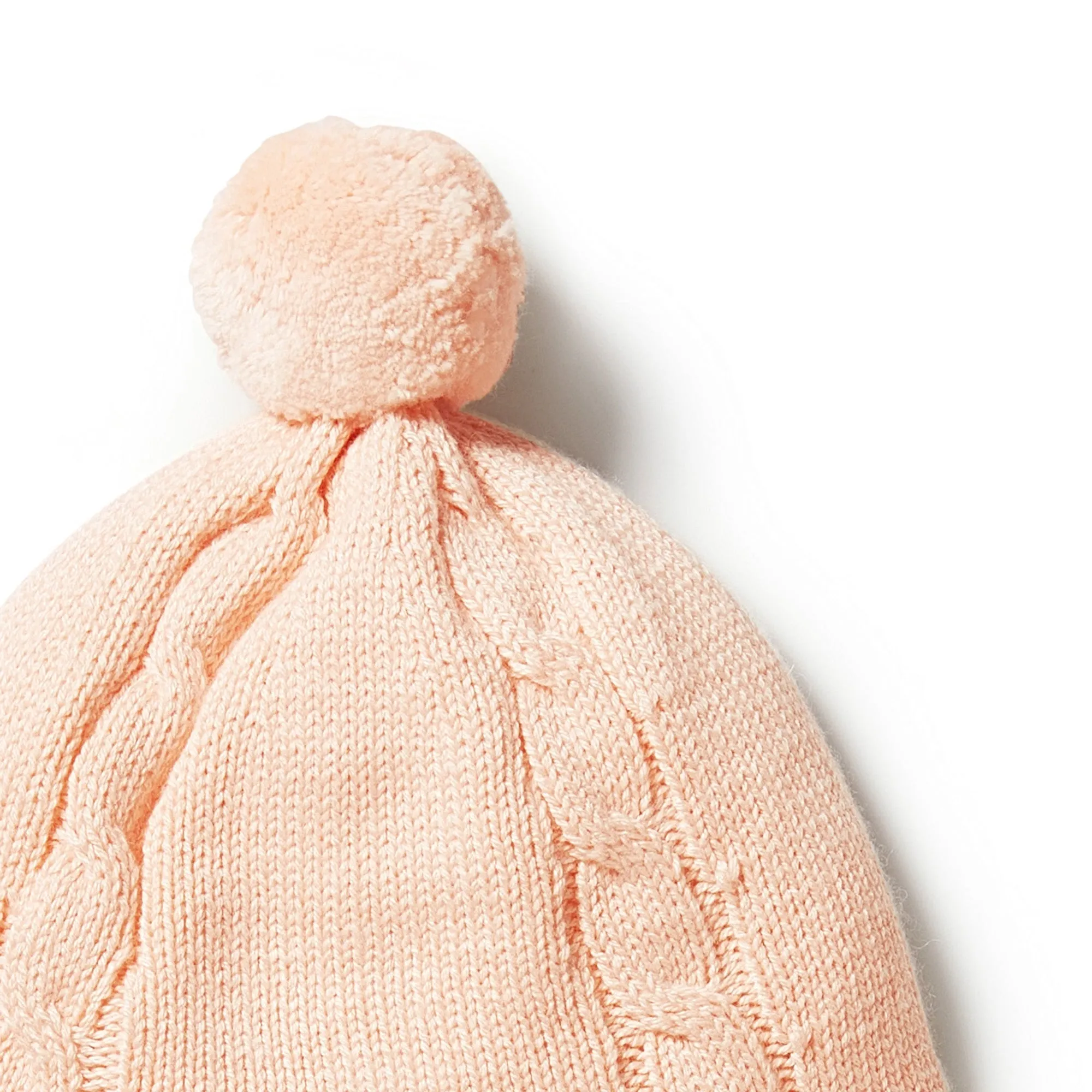 Shell - Knitted Mini Cable Bonnet