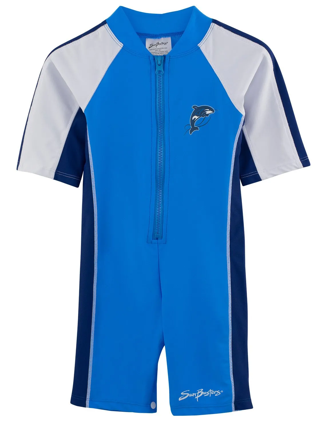 Short Sleeve One-Piece Swimsuit - Splash