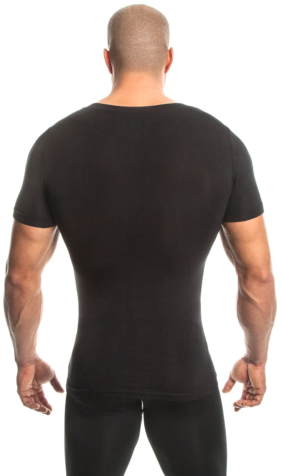Short Sleeve T-Shirt (Black) - Bamboo/Elastin Fiber