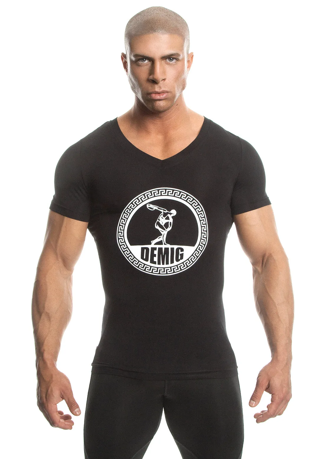 Short Sleeve T-Shirt (Black) - Bamboo/Elastin Fiber