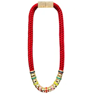 Skinny Classic Red Necklace
