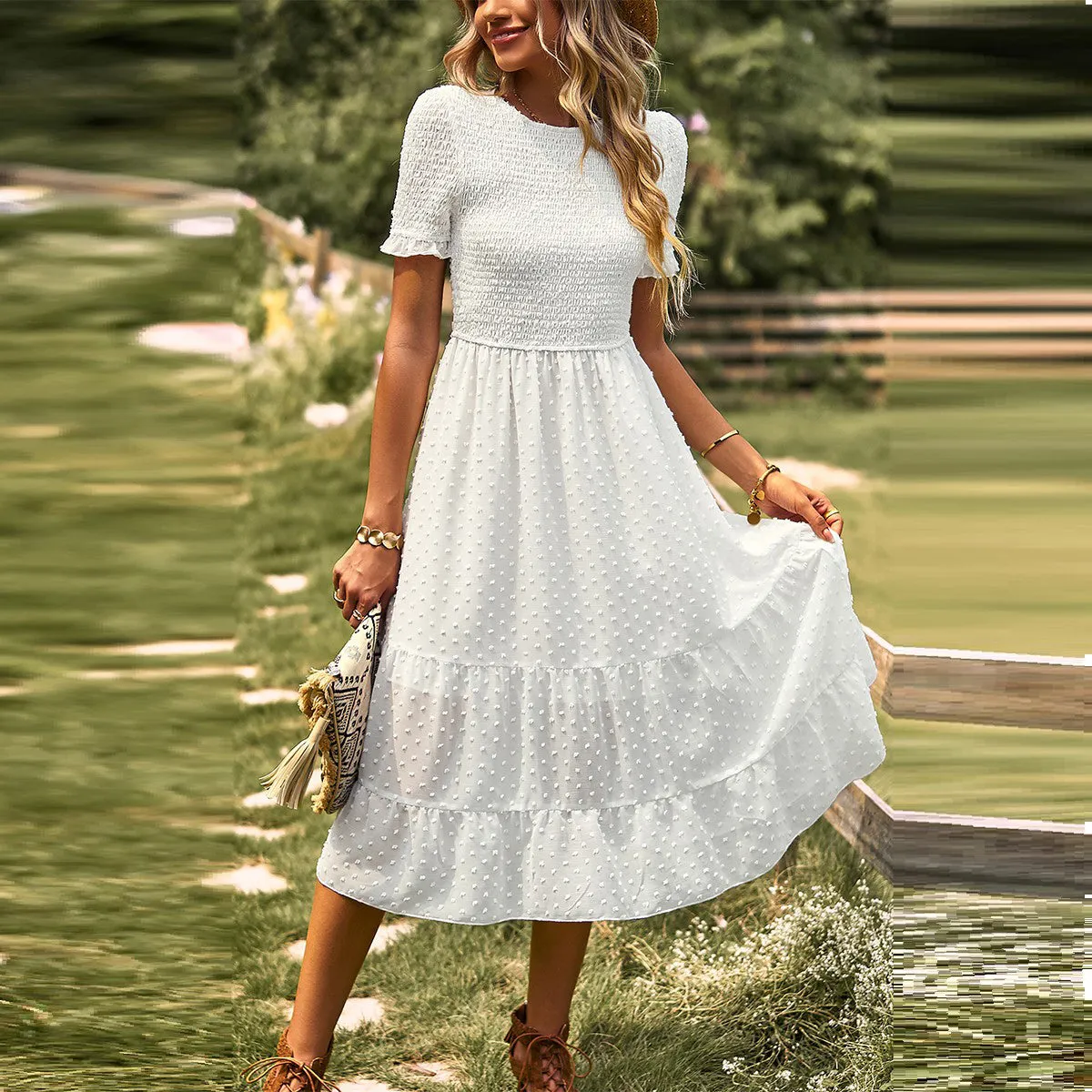 Smocked Bliss Midi Delight