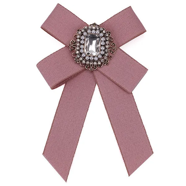 Solid Ribbon Polyester Bow Tie