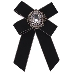 Solid Ribbon Polyester Bow Tie